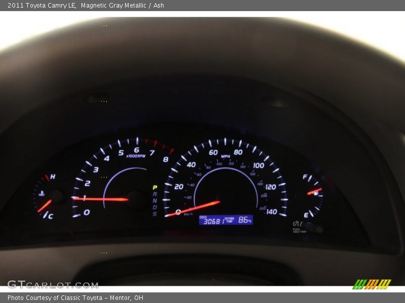 Magnetic Gray Metallic / Ash 2011 Toyota Camry LE
