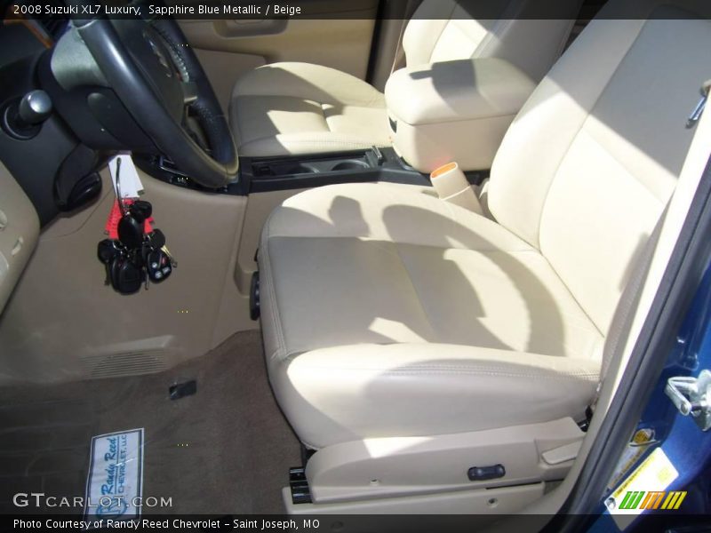Sapphire Blue Metallic / Beige 2008 Suzuki XL7 Luxury