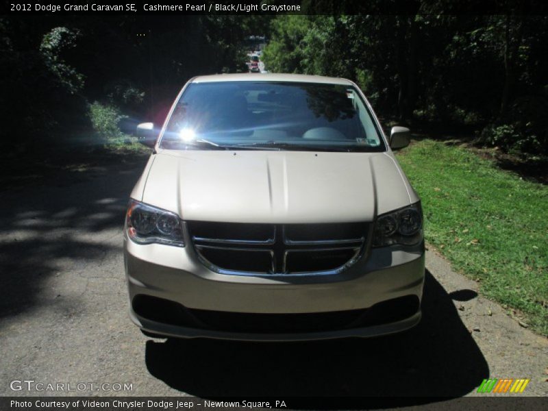 Cashmere Pearl / Black/Light Graystone 2012 Dodge Grand Caravan SE