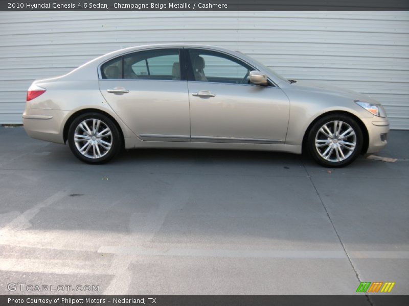 Champagne Beige Metallic / Cashmere 2010 Hyundai Genesis 4.6 Sedan