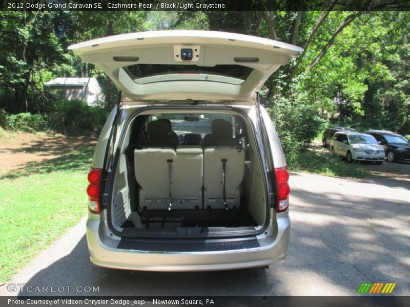 Cashmere Pearl / Black/Light Graystone 2012 Dodge Grand Caravan SE