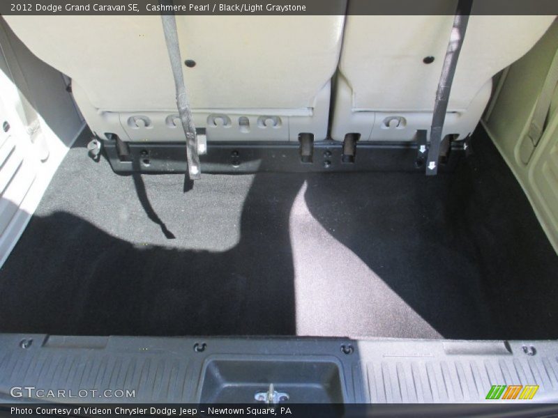 Cashmere Pearl / Black/Light Graystone 2012 Dodge Grand Caravan SE