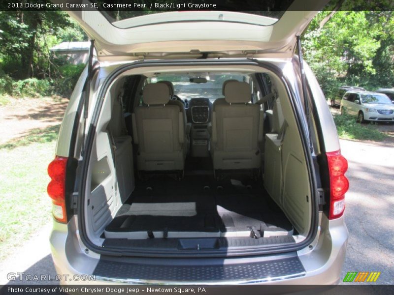 Cashmere Pearl / Black/Light Graystone 2012 Dodge Grand Caravan SE