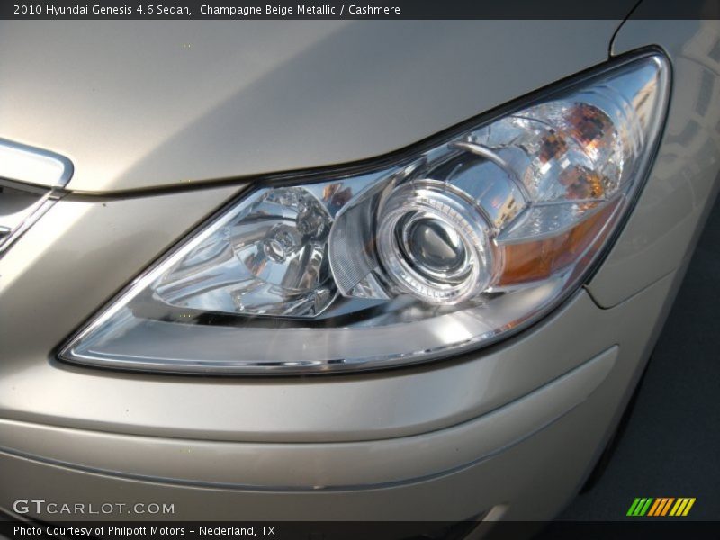 Champagne Beige Metallic / Cashmere 2010 Hyundai Genesis 4.6 Sedan