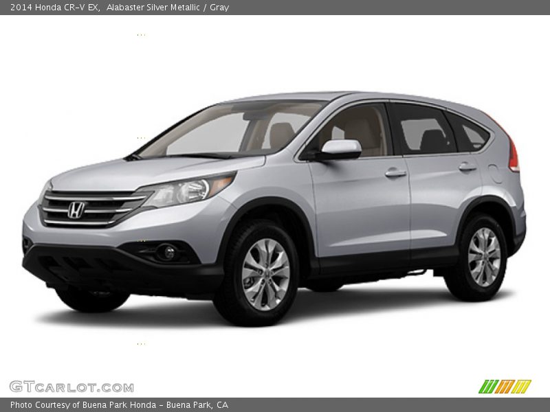 Alabaster Silver Metallic / Gray 2014 Honda CR-V EX