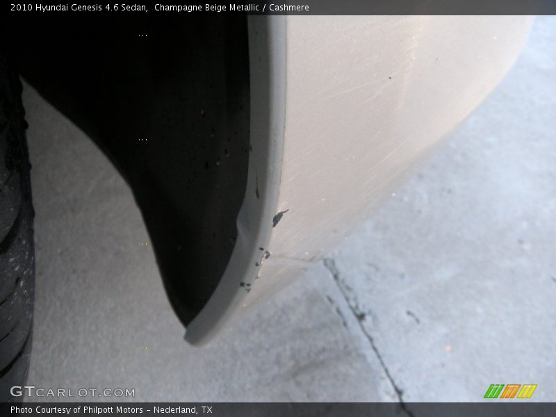 Champagne Beige Metallic / Cashmere 2010 Hyundai Genesis 4.6 Sedan