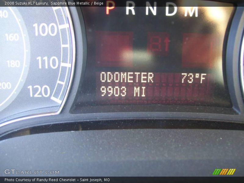 Sapphire Blue Metallic / Beige 2008 Suzuki XL7 Luxury
