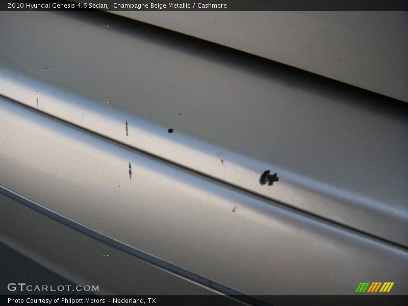 Champagne Beige Metallic / Cashmere 2010 Hyundai Genesis 4.6 Sedan