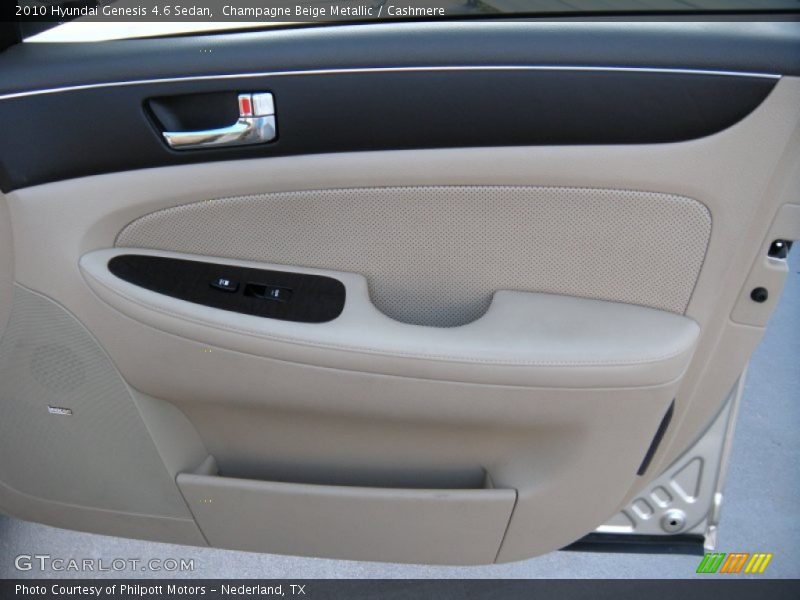 Champagne Beige Metallic / Cashmere 2010 Hyundai Genesis 4.6 Sedan