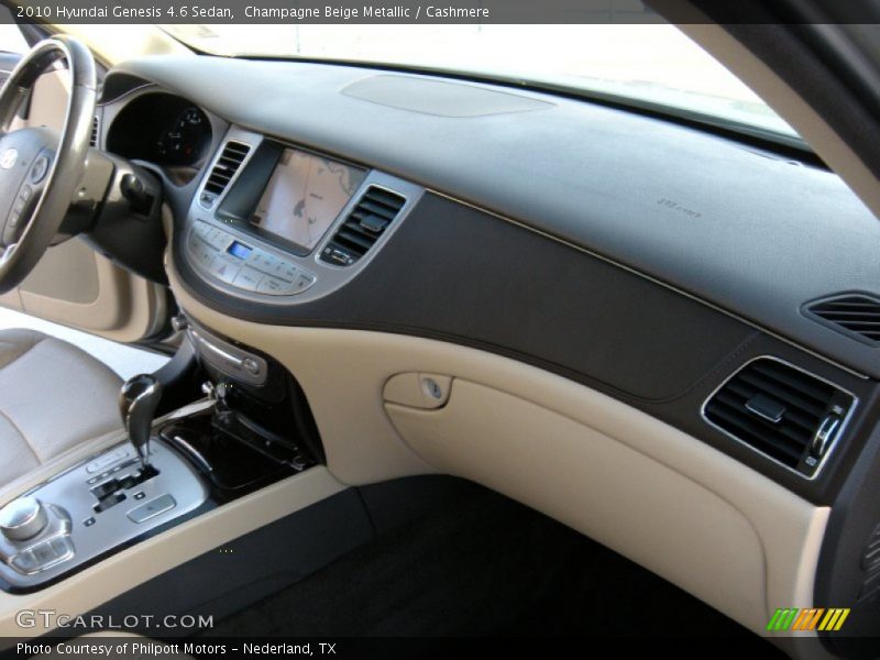 Champagne Beige Metallic / Cashmere 2010 Hyundai Genesis 4.6 Sedan