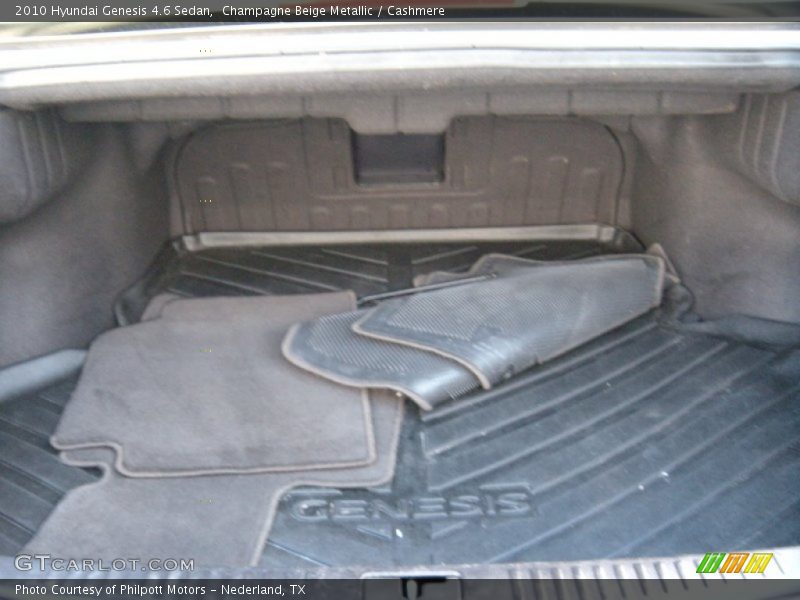 Champagne Beige Metallic / Cashmere 2010 Hyundai Genesis 4.6 Sedan