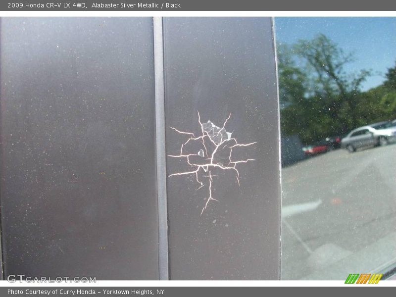 Alabaster Silver Metallic / Black 2009 Honda CR-V LX 4WD