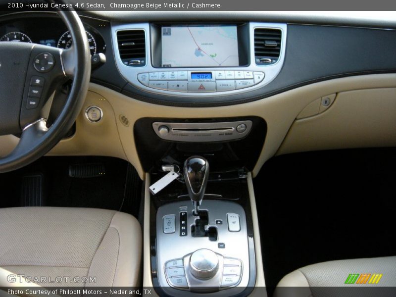 Champagne Beige Metallic / Cashmere 2010 Hyundai Genesis 4.6 Sedan