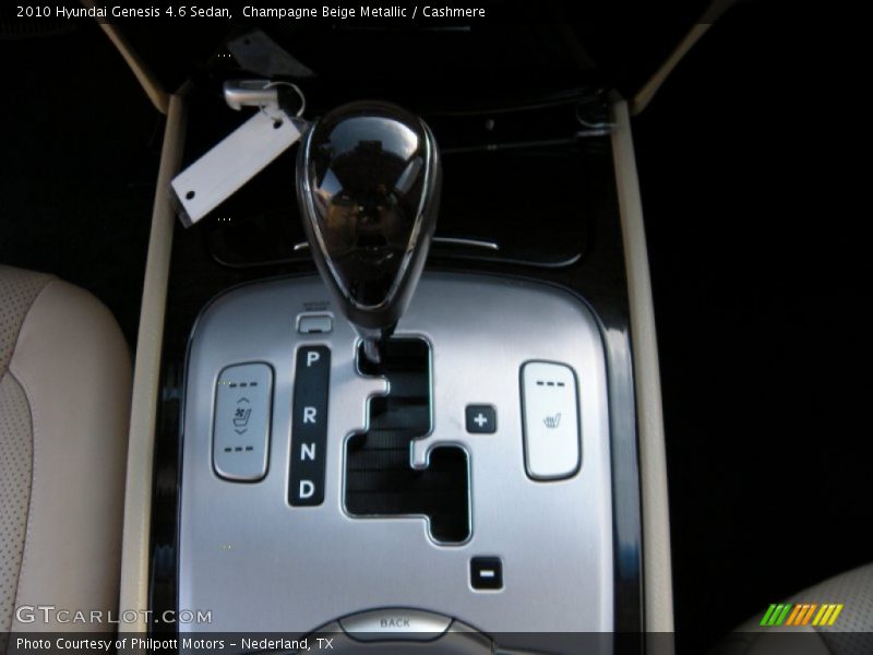 Champagne Beige Metallic / Cashmere 2010 Hyundai Genesis 4.6 Sedan