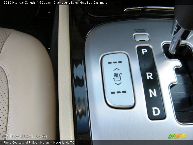 Champagne Beige Metallic / Cashmere 2010 Hyundai Genesis 4.6 Sedan