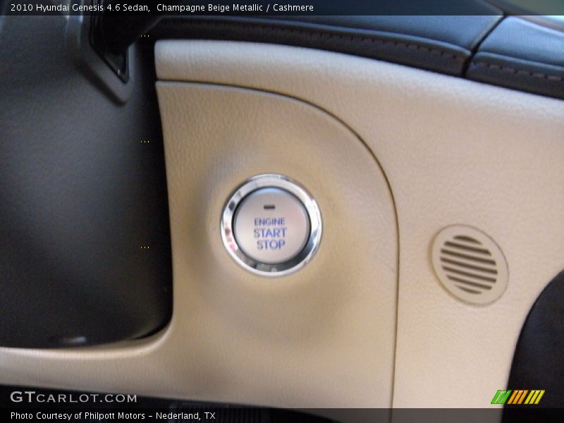 Champagne Beige Metallic / Cashmere 2010 Hyundai Genesis 4.6 Sedan