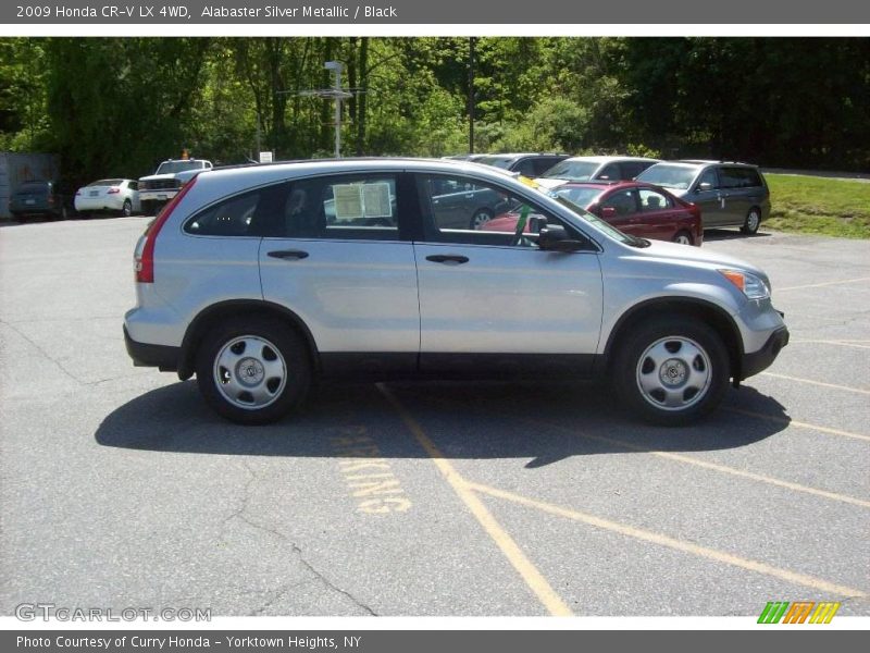 Alabaster Silver Metallic / Black 2009 Honda CR-V LX 4WD