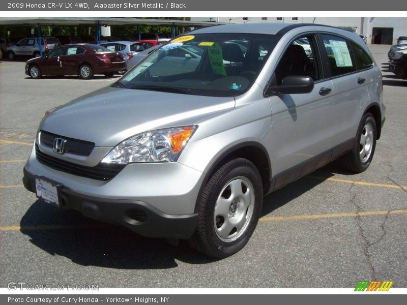 Alabaster Silver Metallic / Black 2009 Honda CR-V LX 4WD