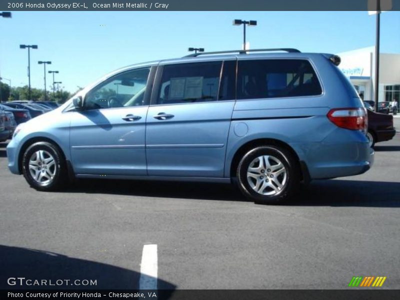Ocean Mist Metallic / Gray 2006 Honda Odyssey EX-L