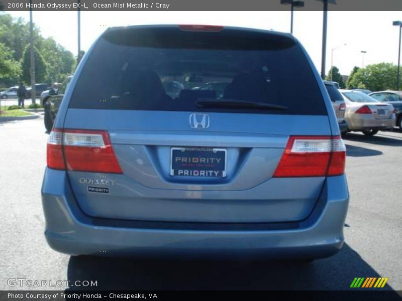 Ocean Mist Metallic / Gray 2006 Honda Odyssey EX-L