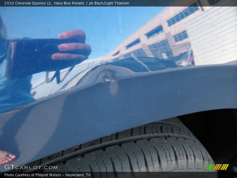 Navy Blue Metallic / Jet Black/Light Titanium 2010 Chevrolet Equinox LS
