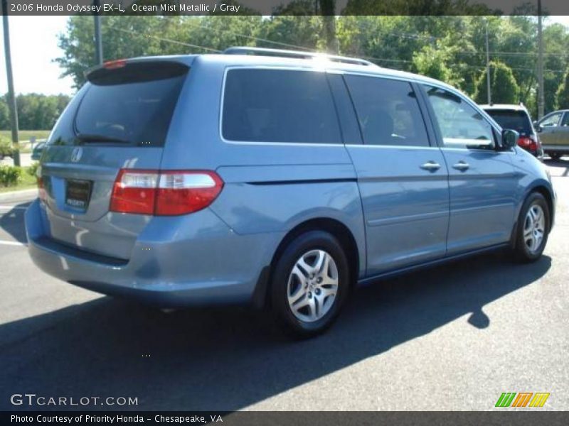 Ocean Mist Metallic / Gray 2006 Honda Odyssey EX-L