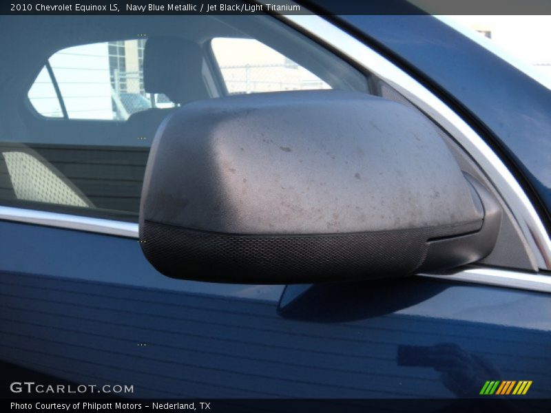 Navy Blue Metallic / Jet Black/Light Titanium 2010 Chevrolet Equinox LS