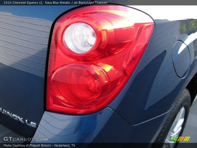 Navy Blue Metallic / Jet Black/Light Titanium 2010 Chevrolet Equinox LS