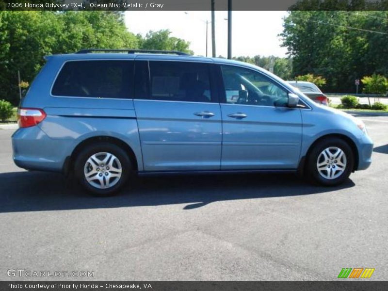 Ocean Mist Metallic / Gray 2006 Honda Odyssey EX-L