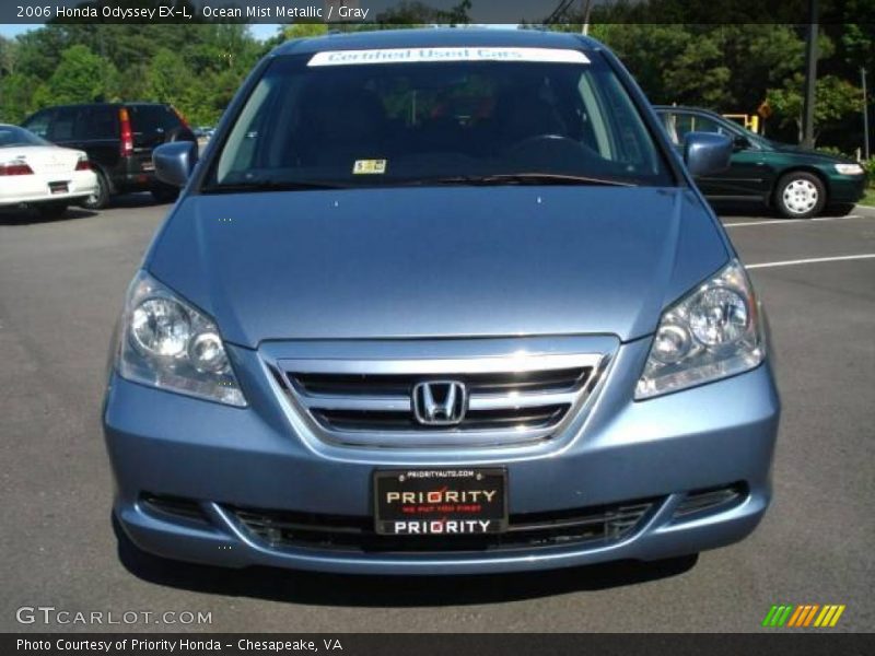 Ocean Mist Metallic / Gray 2006 Honda Odyssey EX-L