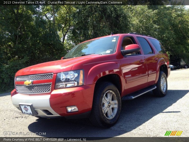Crystal Red Tintcoat / Light Cashmere/Dark Cashmere 2013 Chevrolet Tahoe LT 4x4