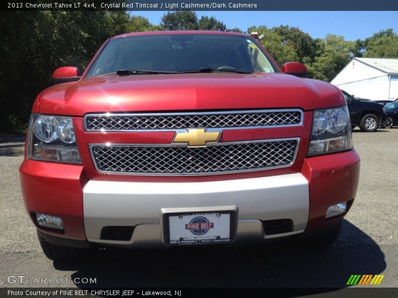Crystal Red Tintcoat / Light Cashmere/Dark Cashmere 2013 Chevrolet Tahoe LT 4x4