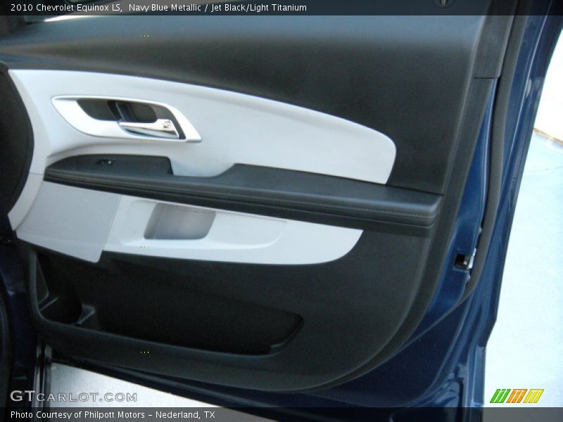 Navy Blue Metallic / Jet Black/Light Titanium 2010 Chevrolet Equinox LS