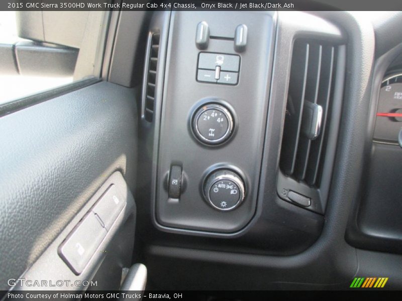 Controls of 2015 Sierra 3500HD Work Truck Regular Cab 4x4 Chassis