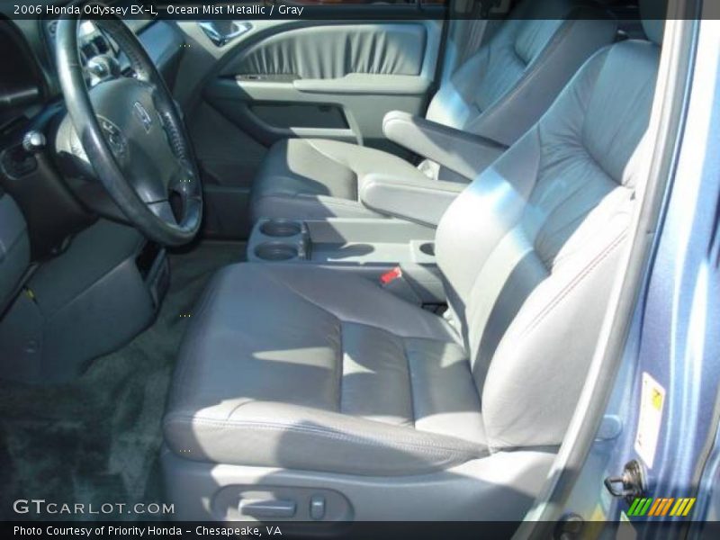 Ocean Mist Metallic / Gray 2006 Honda Odyssey EX-L