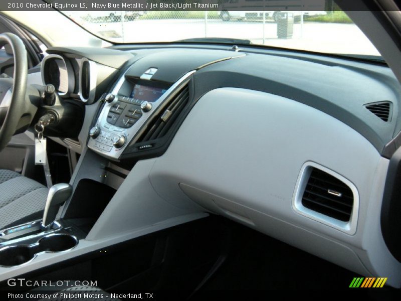 Navy Blue Metallic / Jet Black/Light Titanium 2010 Chevrolet Equinox LS