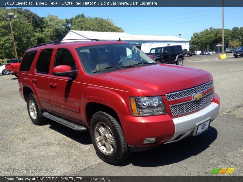 Crystal Red Tintcoat / Light Cashmere/Dark Cashmere 2013 Chevrolet Tahoe LT 4x4