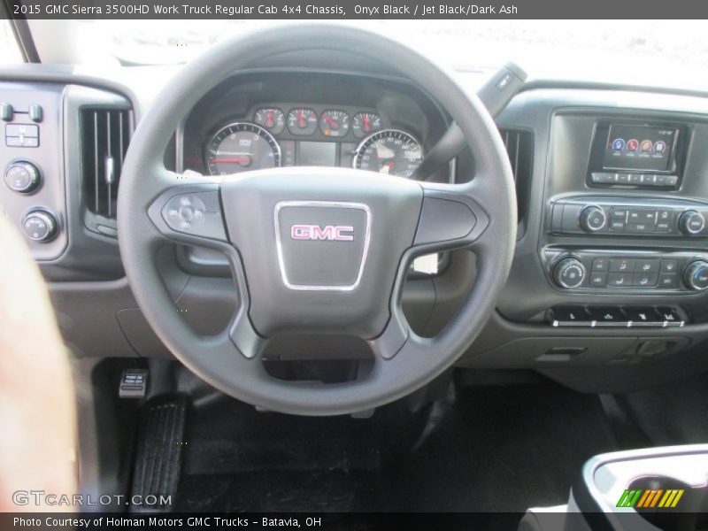  2015 Sierra 3500HD Work Truck Regular Cab 4x4 Chassis Steering Wheel