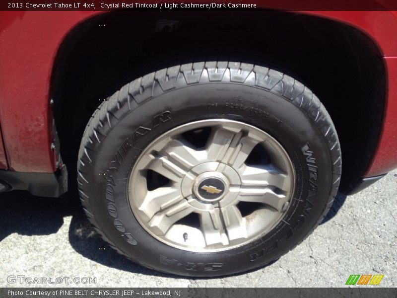 Crystal Red Tintcoat / Light Cashmere/Dark Cashmere 2013 Chevrolet Tahoe LT 4x4