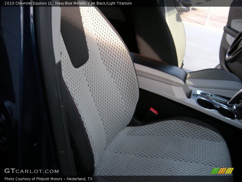 Navy Blue Metallic / Jet Black/Light Titanium 2010 Chevrolet Equinox LS