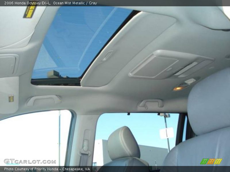 Ocean Mist Metallic / Gray 2006 Honda Odyssey EX-L