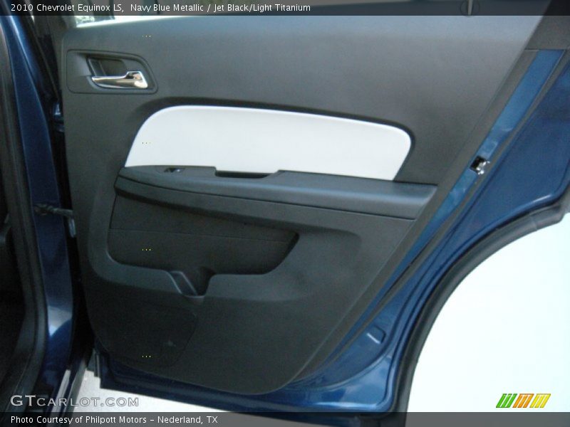 Navy Blue Metallic / Jet Black/Light Titanium 2010 Chevrolet Equinox LS