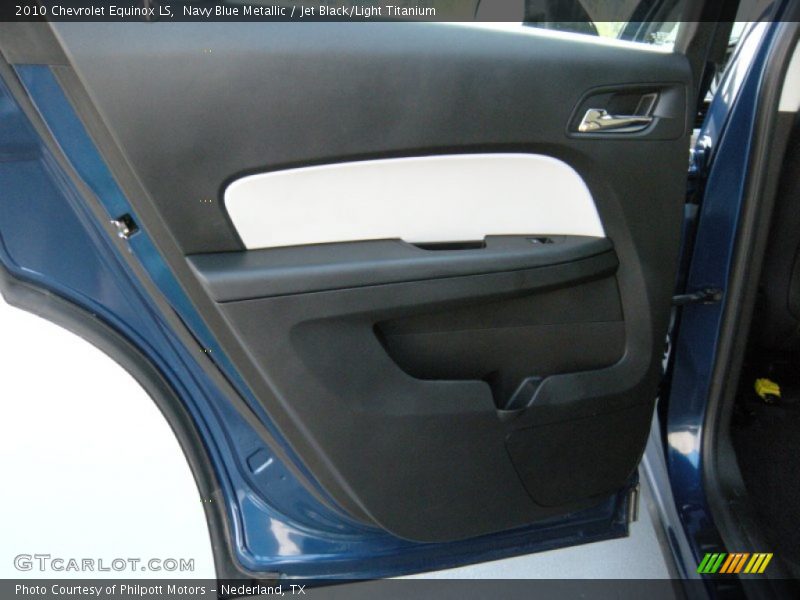 Navy Blue Metallic / Jet Black/Light Titanium 2010 Chevrolet Equinox LS