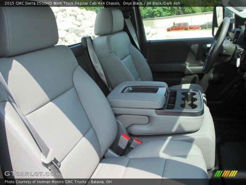 Front Seat of 2015 Sierra 3500HD Work Truck Regular Cab 4x4 Chassis