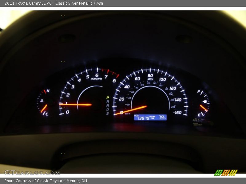 Classic Silver Metallic / Ash 2011 Toyota Camry LE V6