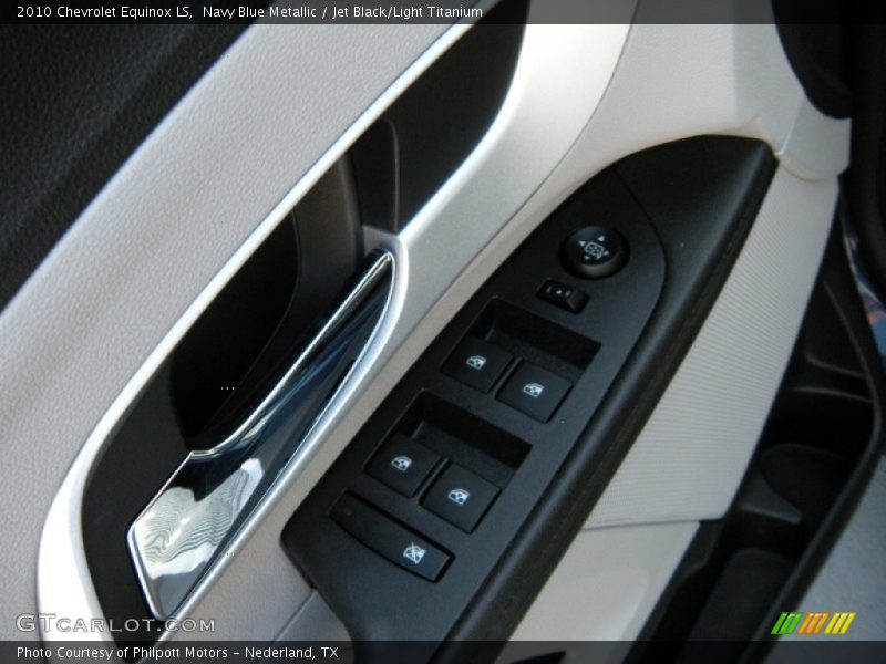 Navy Blue Metallic / Jet Black/Light Titanium 2010 Chevrolet Equinox LS