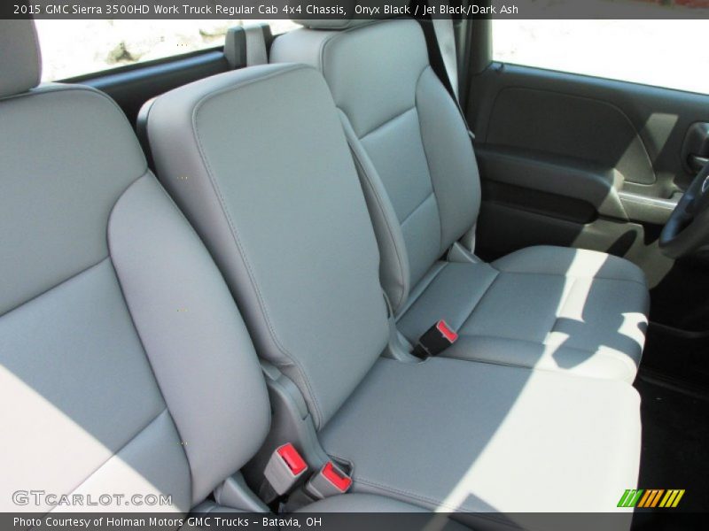 Onyx Black / Jet Black/Dark Ash 2015 GMC Sierra 3500HD Work Truck Regular Cab 4x4 Chassis