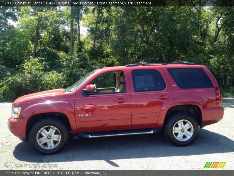 Crystal Red Tintcoat / Light Cashmere/Dark Cashmere 2013 Chevrolet Tahoe LT 4x4