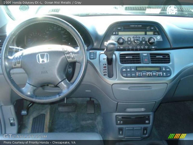 Ocean Mist Metallic / Gray 2006 Honda Odyssey EX-L