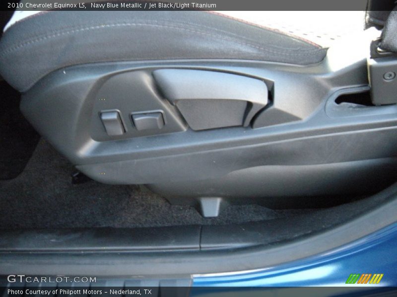 Navy Blue Metallic / Jet Black/Light Titanium 2010 Chevrolet Equinox LS
